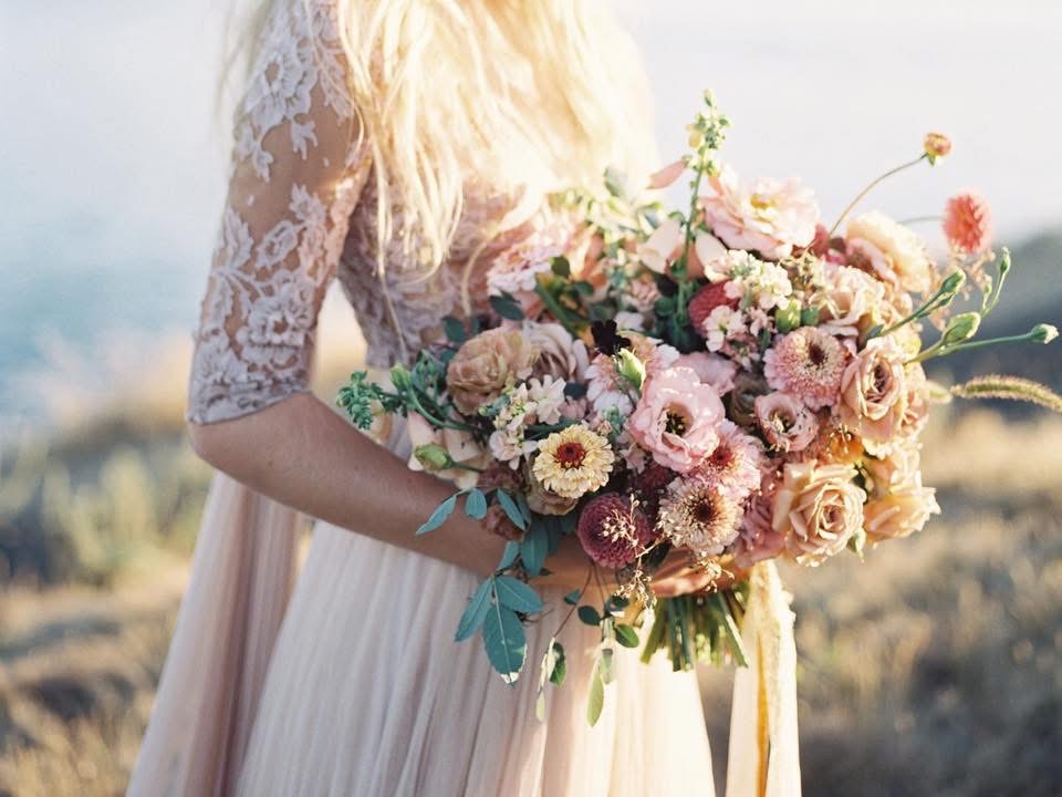 Romantic bridal bouquet